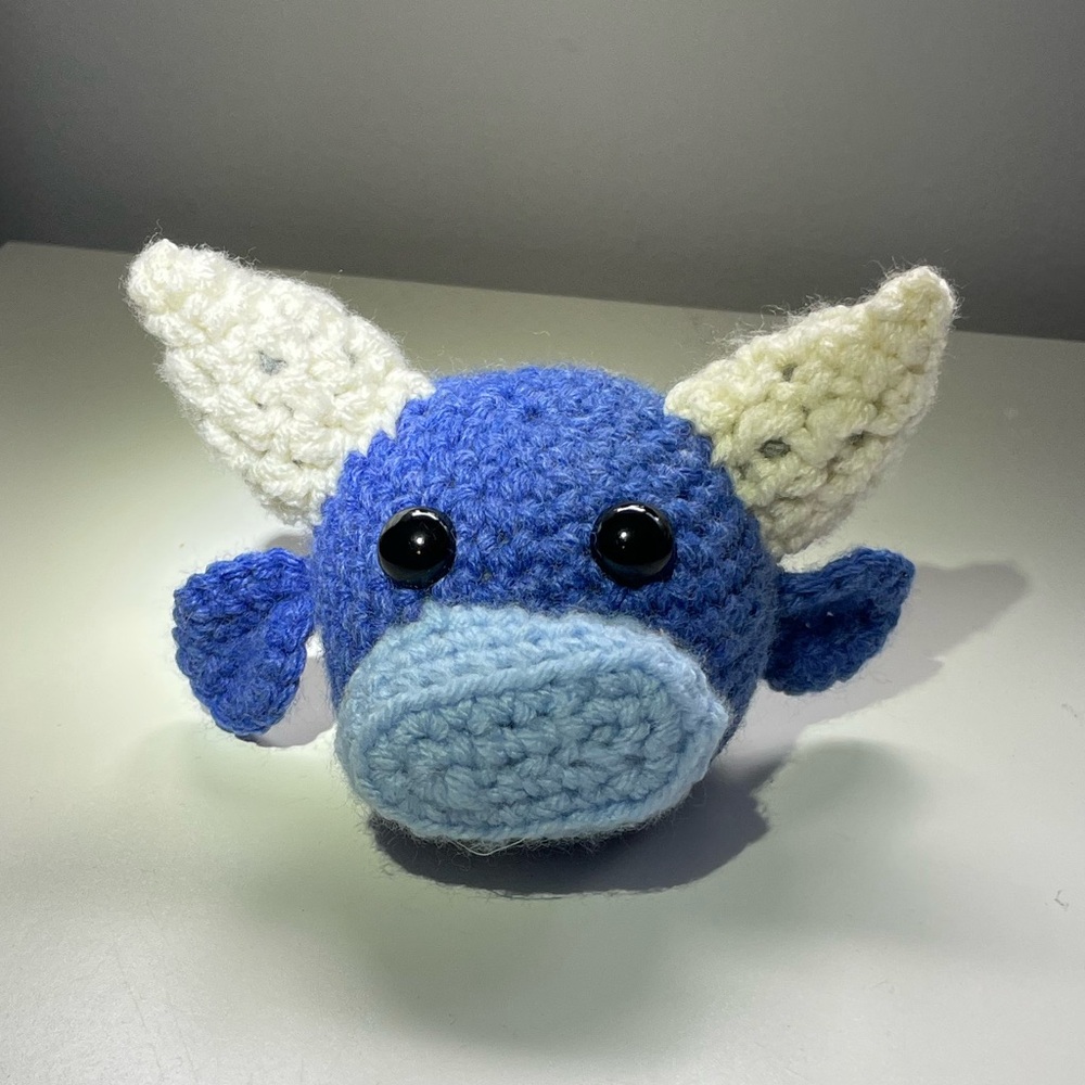 Handmade Babe the Blue Ox Crochet Plush Toy